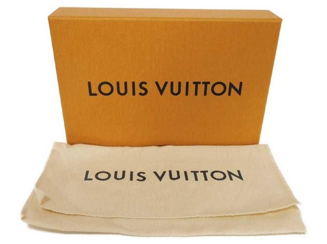 Cartera larga Louis Vuitton Portefeuille Normandie Castaño Negro Damier ebene - vista 37
