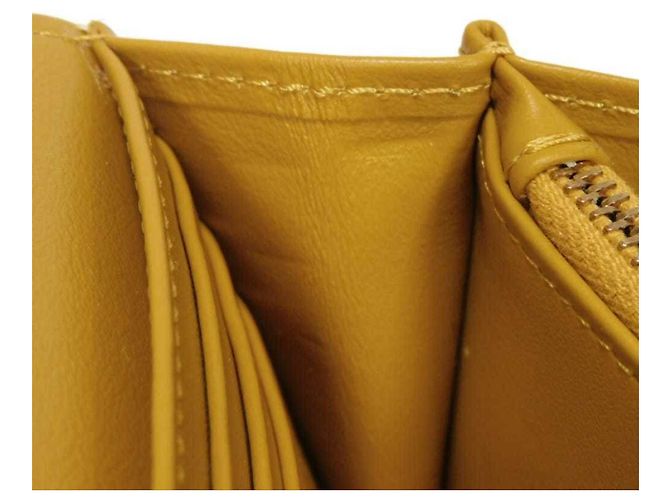 Portafoglio bi-fold con patta lunga Tod's T Timeless Giallo Senape - vista 15
