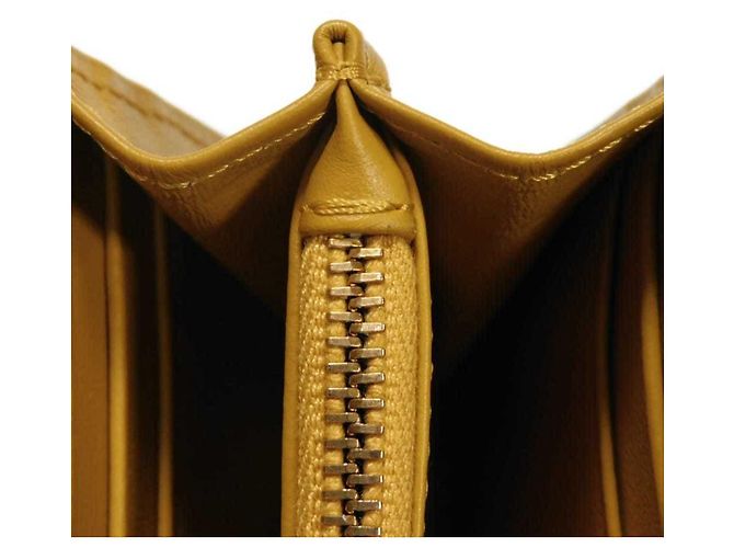 Portafoglio bi-fold con patta lunga Tod's T Timeless Giallo Senape - vista 17