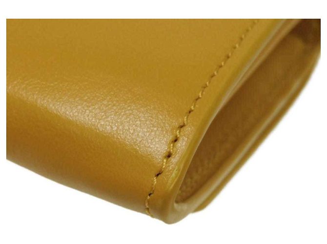 Portafoglio bi-fold con patta lunga Tod's T Timeless Giallo Senape - vista 21
