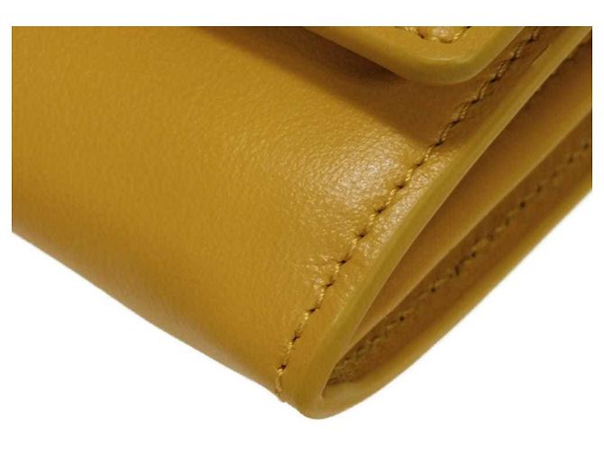 Portafoglio bi-fold con patta lunga Tod's T Timeless Giallo Senape - vista 22