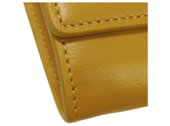 Portafoglio bi-fold con patta lunga Tod's T Timeless Giallo Senape - vista 24