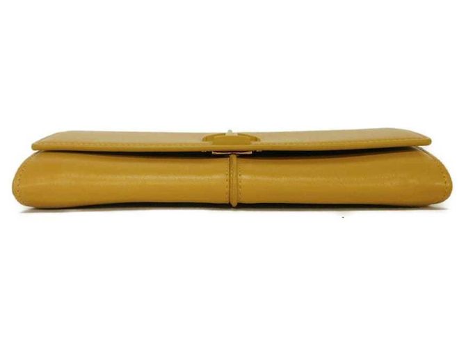 Portafoglio bi-fold con patta lunga Tod's T Timeless Giallo Senape - vista 26