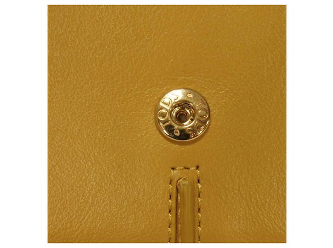 Portafoglio bi-fold con patta lunga Tod's T Timeless Giallo Senape - vista 9