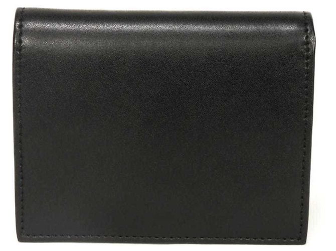 Fendi By The Way Piccolo Portafoglio con Borchie Oro Bi-fold Wallet Nero - vista 3