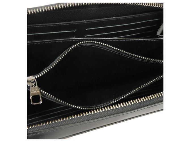 Louis Vuitton Zippy XL Long Wallet Black Monogram - view 18