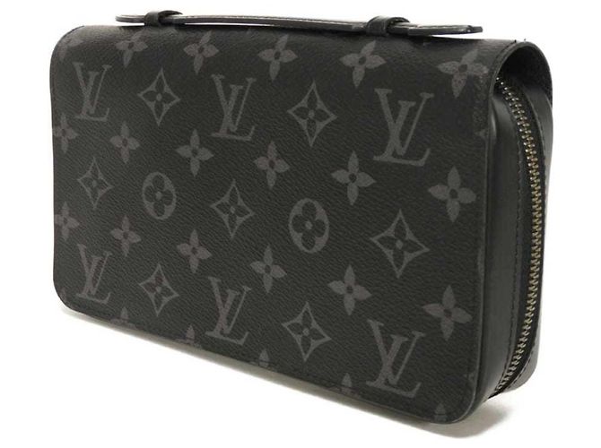 Louis Vuitton Zippy XL Long Wallet Black Monogram - view 2