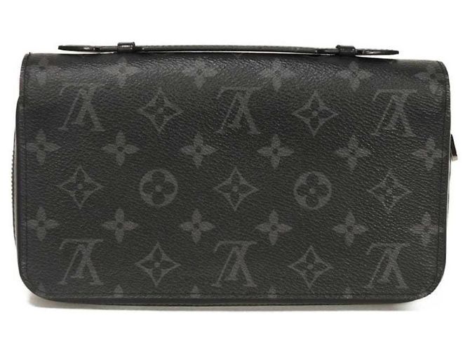 Louis Vuitton Zippy XL Long Wallet Black Monogram - view 3