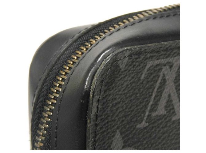 Louis Vuitton Zippy XL Long Wallet Black Monogram - view 32