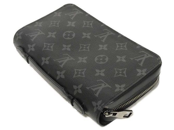 Louis Vuitton Zippy XL Long Wallet Black Monogram - view 4