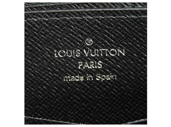 Louis Vuitton Zippy XL Long Wallet Black Monogram - view 6