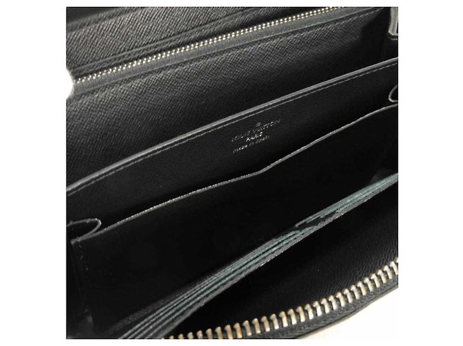 Louis Vuitton Zippy XL Long Wallet Black Monogram - view 8