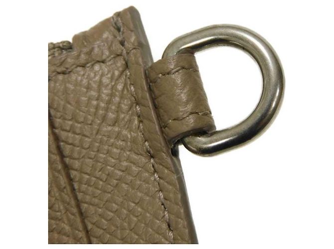 Tarjetero de cuero gris Balenciaga - vista 13