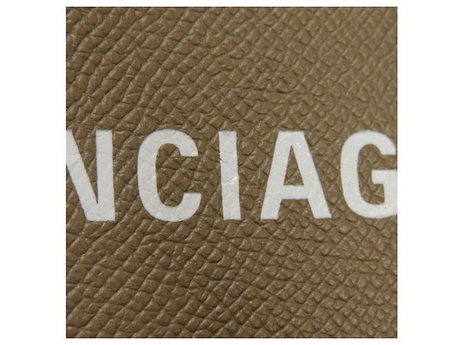 Tarjetero de cuero gris Balenciaga - vista 14