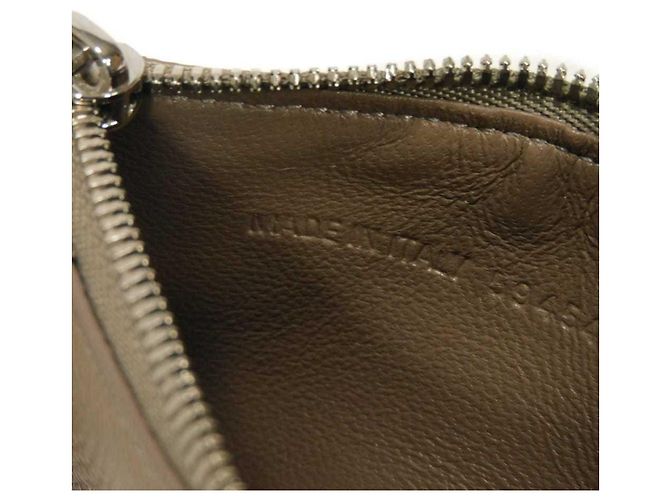 Tarjetero de cuero gris Balenciaga - vista 7
