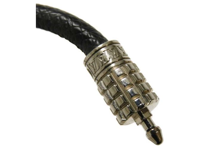 Bracciale Charm Louis Vuitton Nero Argento Grigio - vista 6