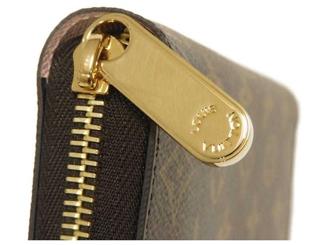 Louis Vuitton Long Wallet Zippy in Rose Ballerine Braun Pink Monogramm - Ansicht 11