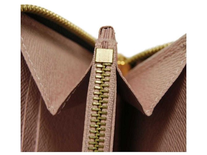 Louis Vuitton Long Wallet Zippy in Rose Ballerine Braun Pink Monogramm - Ansicht 8