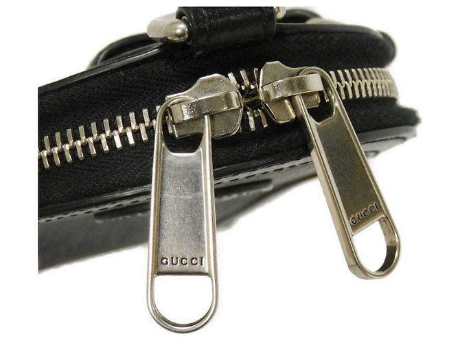 Borsa a Spalla Gucci GG Supreme Nero - vista 7
