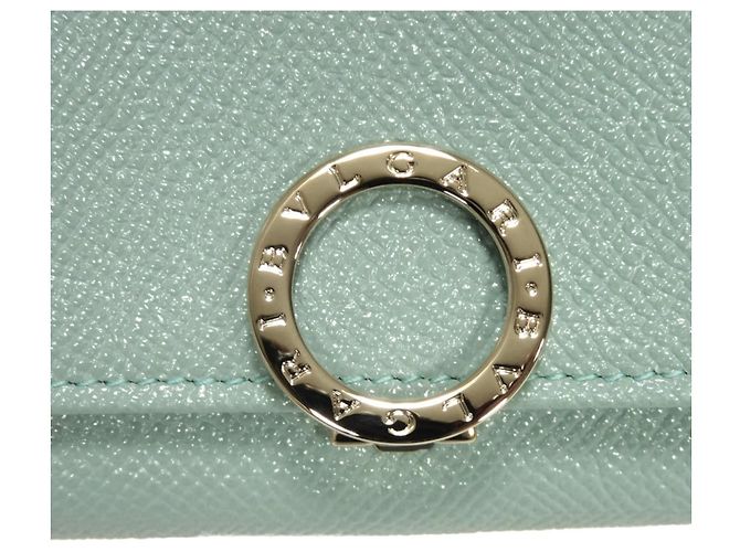 Bulgari Bvlgari Long Wallet in Glacier Turquoise Blau - Ansicht 10
