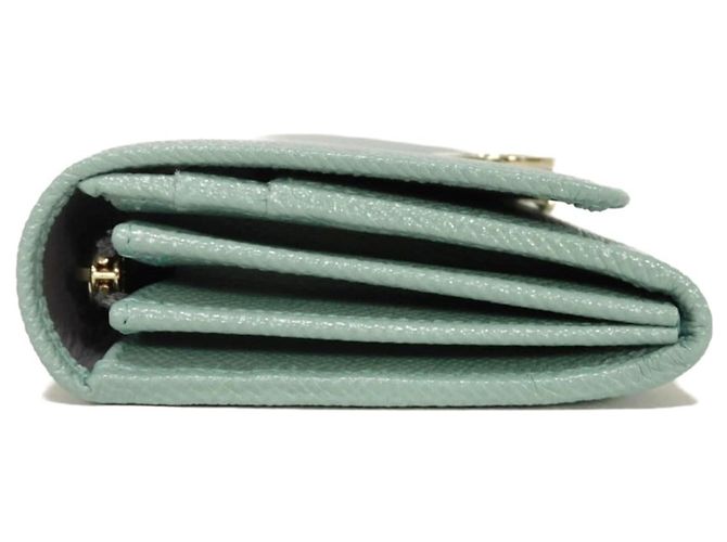 Bulgari Bvlgari Long Wallet in Glacier Turquoise Blau - Ansicht 11