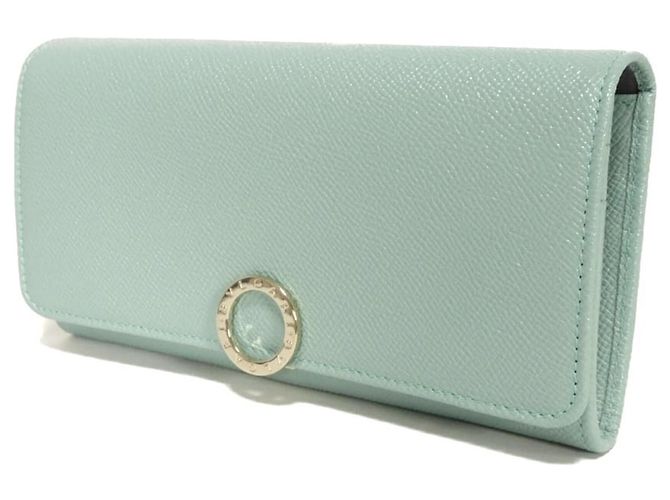 Bulgari Bvlgari Long Wallet in Glacier Turquoise Blau - Ansicht 2