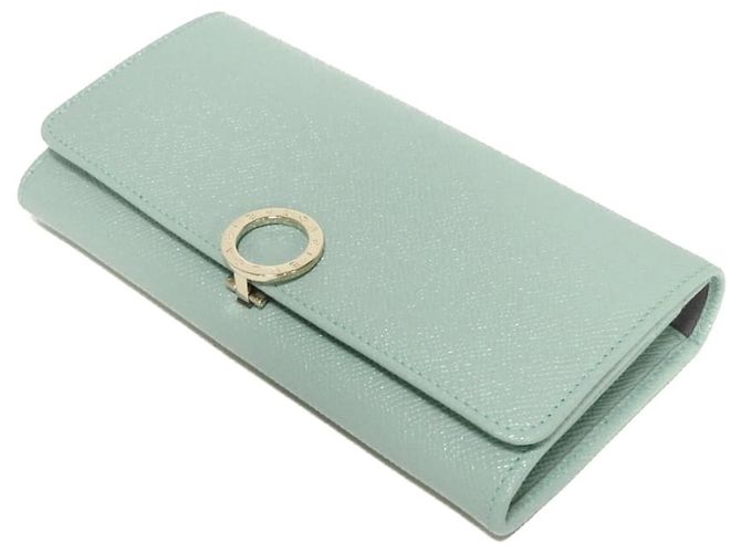 Bulgari Bvlgari Long Wallet in Glacier Turquoise Blau - Ansicht 4