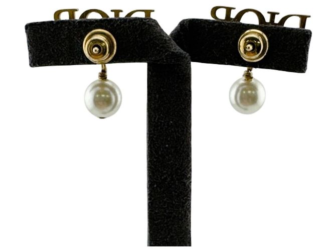 Orecchini a lobo Christian Dior in oro D'oro - vista 6