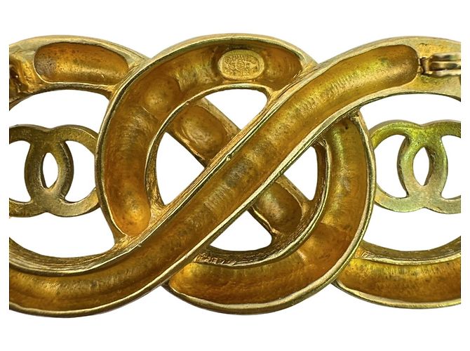 Chanel 95C Coco Mark Brosche Golden - Ansicht 8