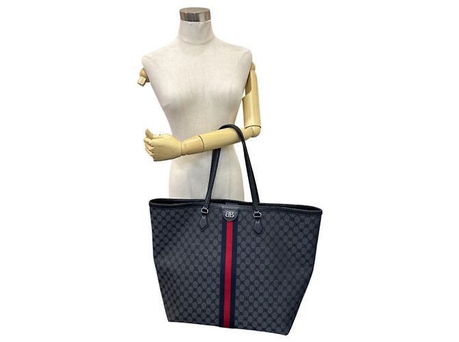 Borsa Tote Large Nera Gucci Balenciaga Hacker Project Nero - vista 15