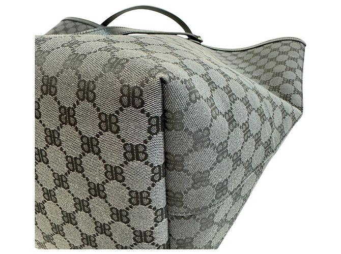 Borsa Tote Large Nera Gucci Balenciaga Hacker Project Nero - vista 4