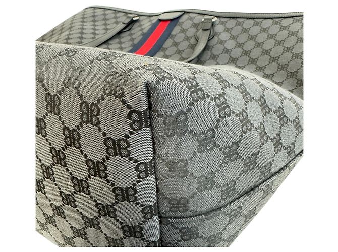 Borsa Tote Large Nera Gucci Balenciaga Hacker Project Nero - vista 6