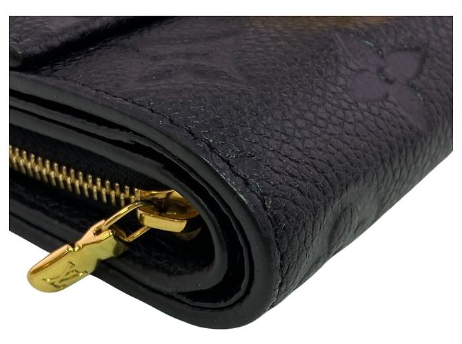 Cartera tríptico Louis Vuitton Monogram Empreinte Negro - vista 3