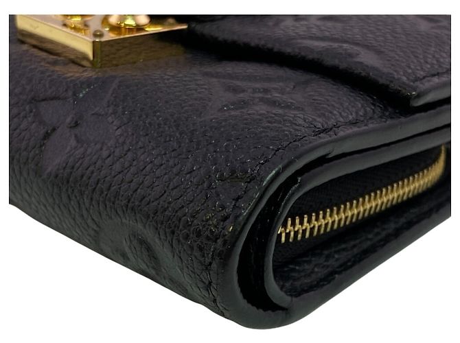 Cartera tríptico Louis Vuitton Monogram Empreinte Negro - vista 4