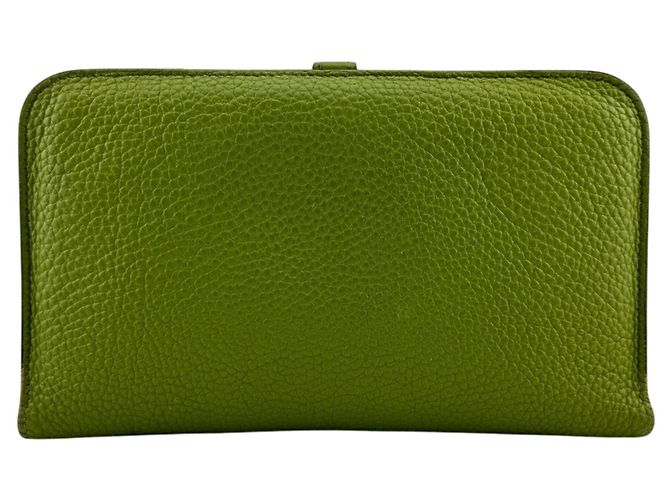 Hermès Hermes Dogon GM D-ring Bi-fold Long Wallet Green - view 2