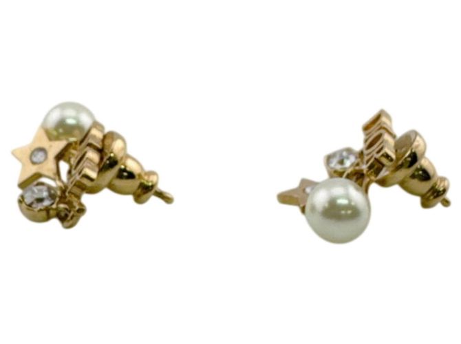 Orecchini Christian Dior Revolution Star Motif Logo D'oro - vista 2
