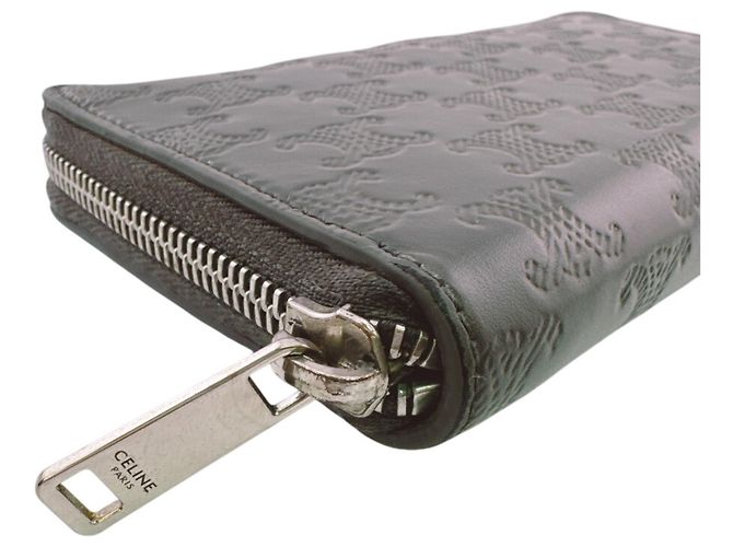 Céline Celine Round Zip Triomphe Long Wallet Braun - Ansicht 5
