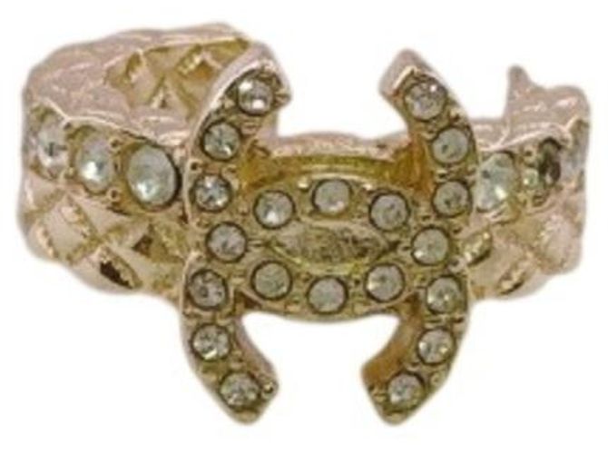 Orecchini Chanel B24S Rhinestone Coco Mark Argento - vista 2