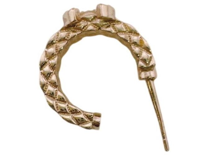 Orecchini Chanel B24S Rhinestone Coco Mark Argento - vista 5
