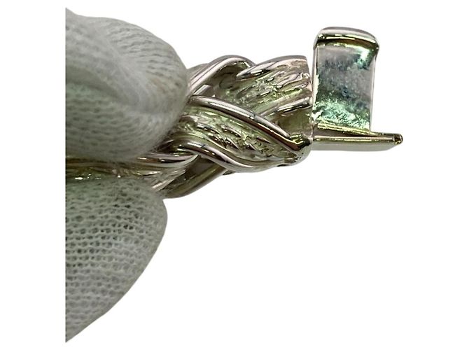 Hermès Bracciale rigido HERMES Aegean Argento - vista 7