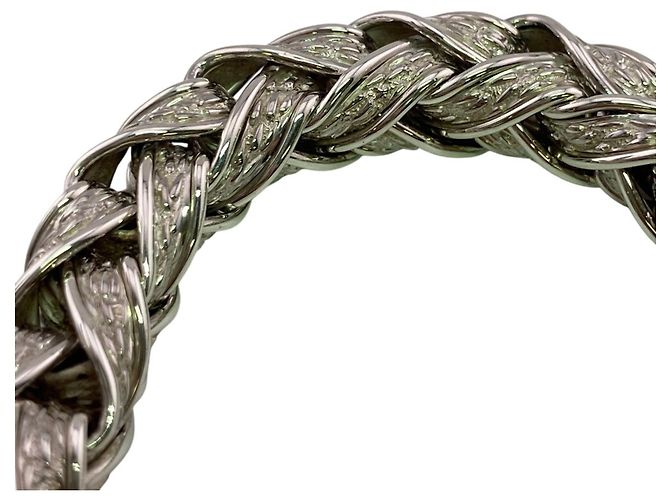 Hermès Bracciale rigido HERMES Aegean Argento - vista 9