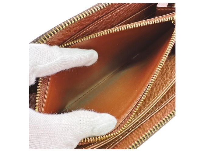 Zippy Cartera larga Louis Vuitton Monogram Marrón Castaño - vista 10