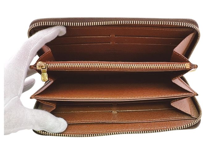 Zippy Cartera larga Louis Vuitton Monogram Marrón Castaño - vista 7