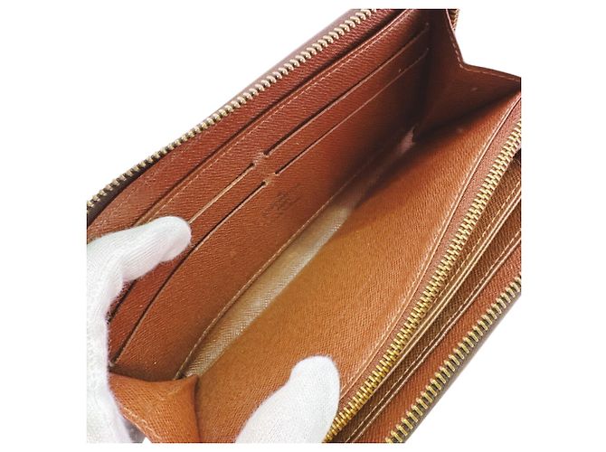 Zippy Cartera larga Louis Vuitton Monogram Marrón Castaño - vista 9