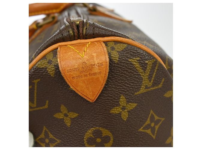 Borsa Louis Vuitton Speedy Monogram Canvas 40 Marrone - vista 4