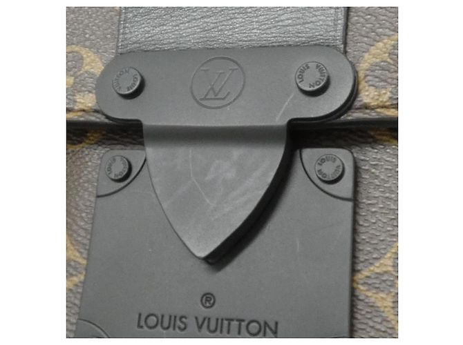 Borsa a tracolla Louis Vuitton Monogram S-Lock Marrone - vista 4