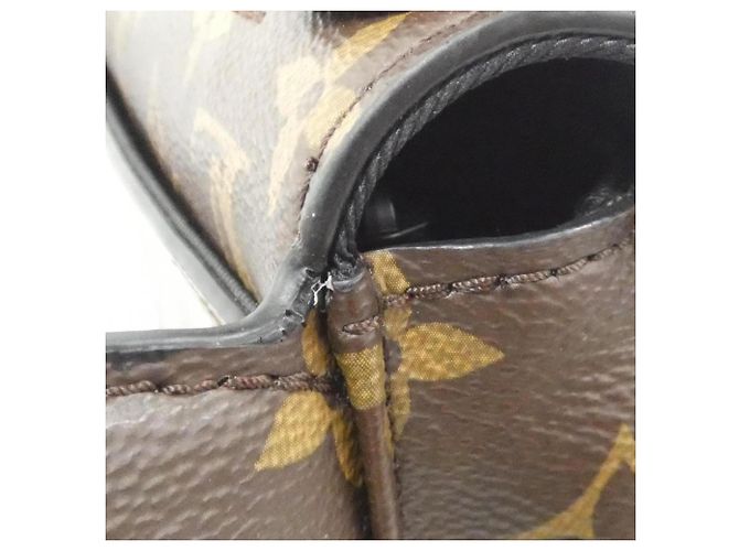 Borsa a tracolla Louis Vuitton Monogram S-Lock Marrone - vista 5