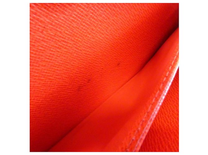 Cartera Zippy Louis Vuitton Monogram Pumpkin Dot Castaño Roja - vista 7