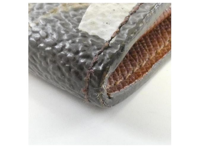 Louis Vuitton Monogram Graffiti Long Wallet Braun Silber - Ansicht 3