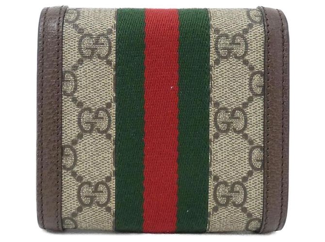 Gucci Ophidia Bi-Fold Long Wallet Braun Beige - Ansicht 2